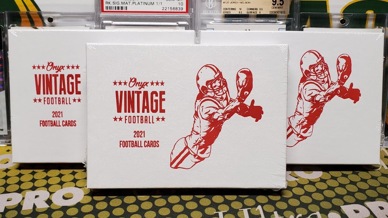 Распаковка 2021 Onyx Vintage Football. 2 автографа в коробке!