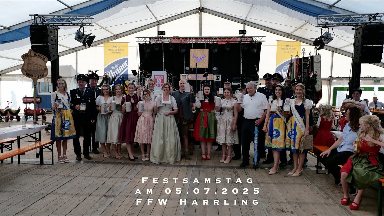 Festsamstag 150 Jahre FFW Harrling [FullHD]