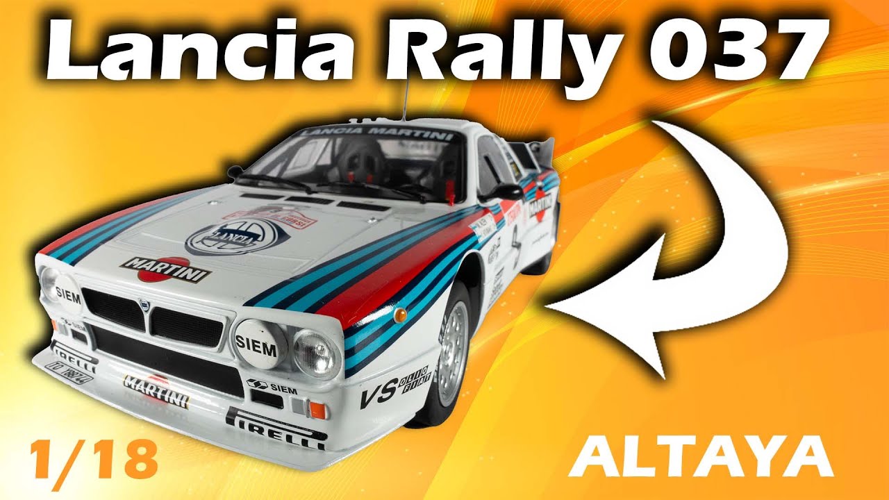Miniature Lancia Rally 037 au 1/18.