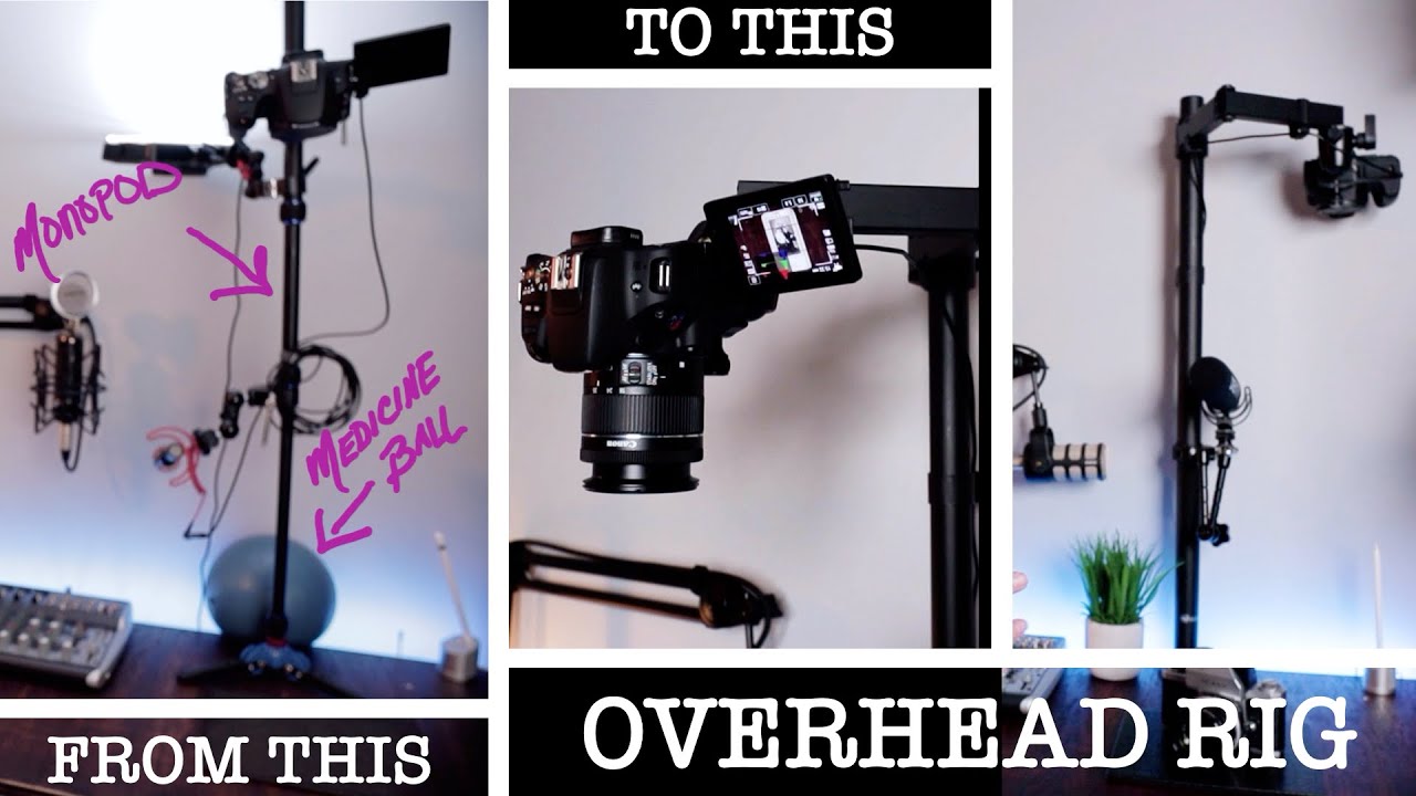 Overhead Camera Setup Project Using the WALI Monitor Stand