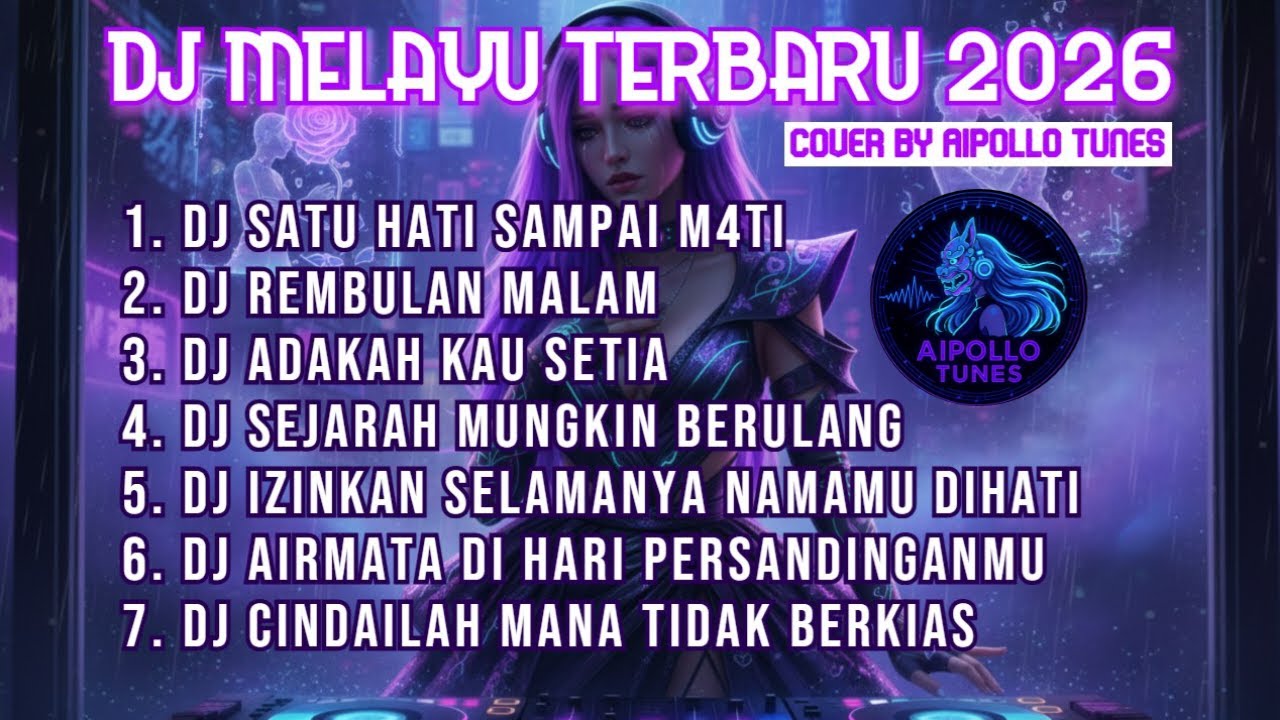 TERBARU 2026! 7 Cover DJ Remix Melayu Paling Viral - AIPOLLO TUNES