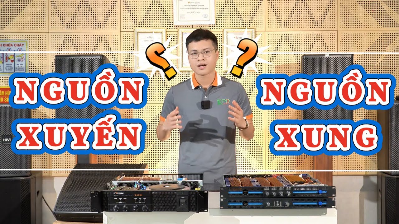 Nên chọn cục đẩy nguồn XUNG hay nguồn XUYẾN cho dàn âm thanh sự kiện đám cưới
