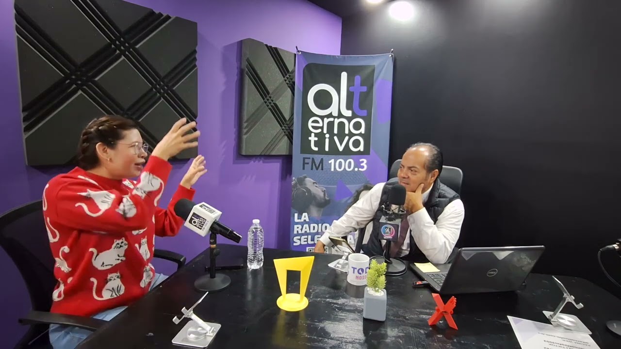 Diputada Jael Arguelles en Alternativa Noticias en entrevista  con el maestro Ramon Ortiz 