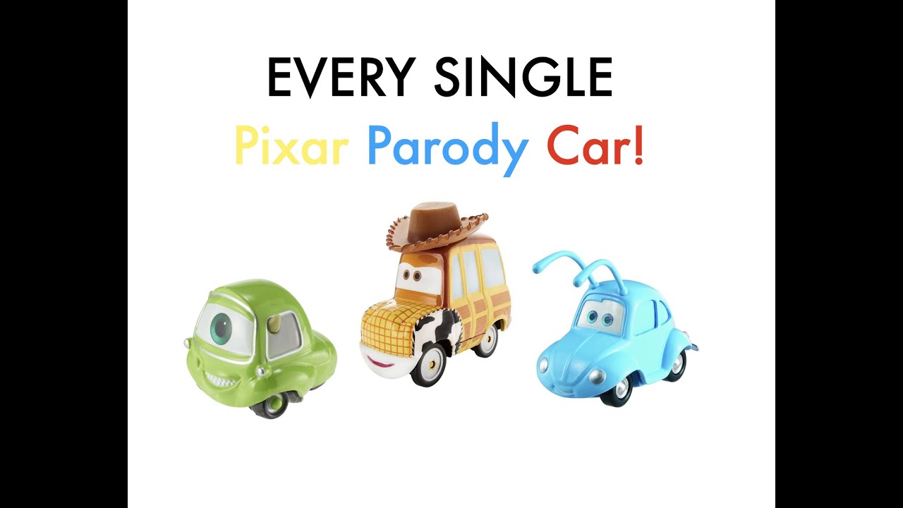 Every Single Disney Cars Pixar Parody Car! (Toy Story, Monsters, Inc., A Bug's Life)