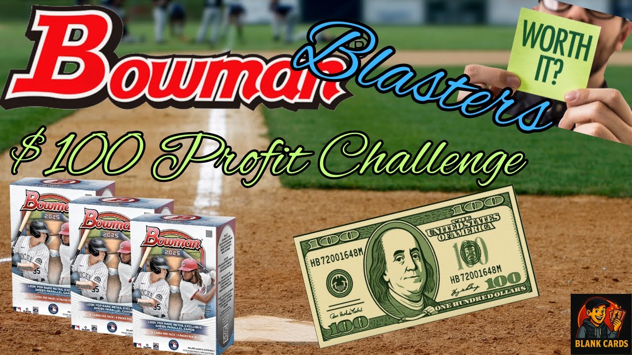 Bowman Baseball Blaster Profit Challenge | Massive Gold Auto Hit 2025
