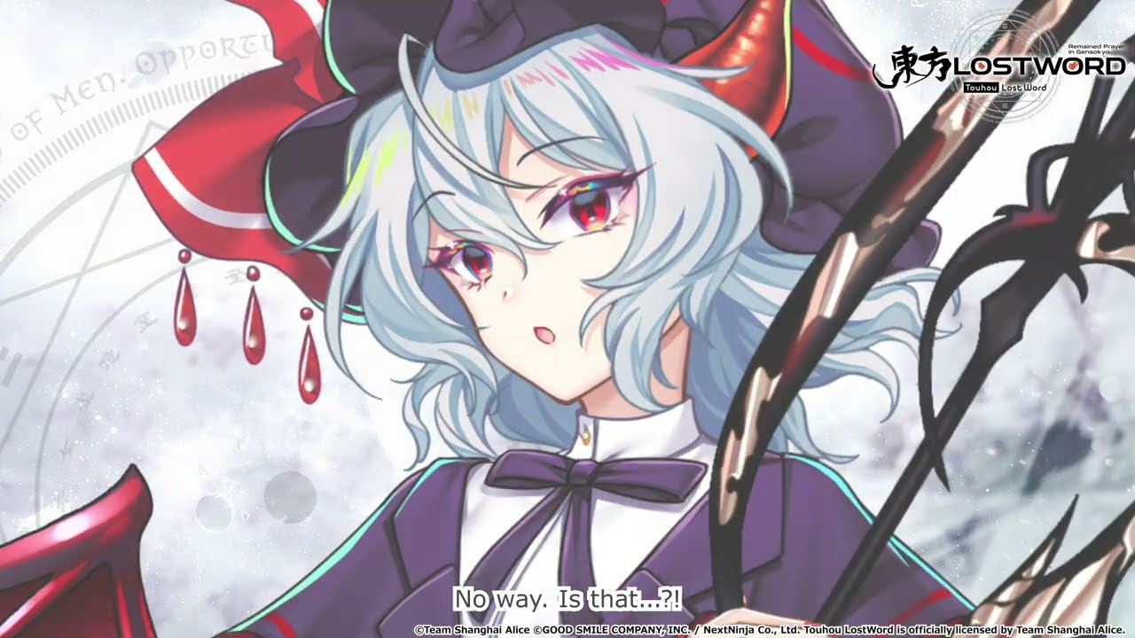 Touhou LostWord - Remilia Scarlet (False Scarlet-Black Dragon of the End (Memory Fragment 5))