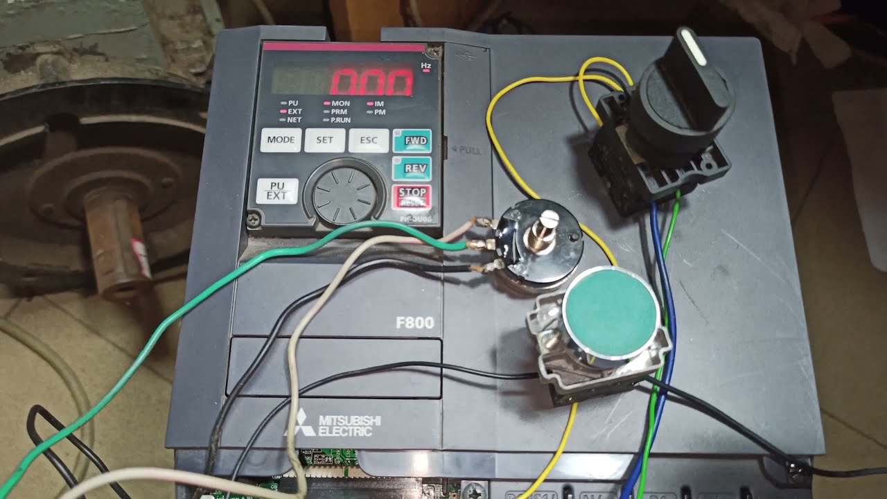 Mitsubishi VFD Terminal Mode Parameter Setting || Remote Mode || How to Program the Mitsubishi F800