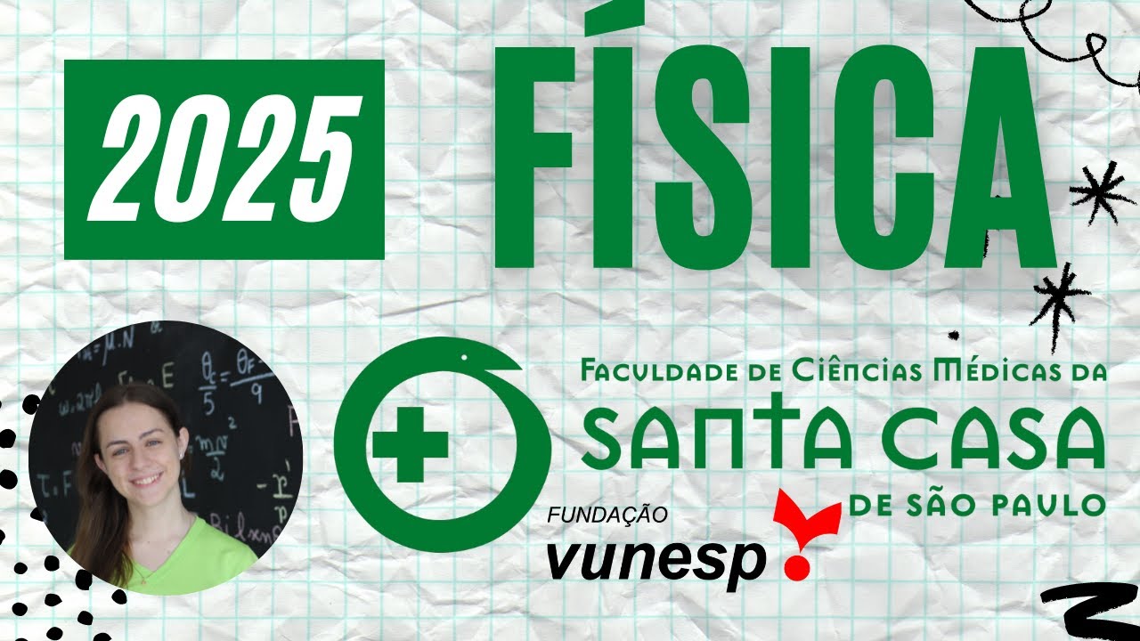 Exercício Santa Casa 2025 - A figura mostra um circuito constituído por um gerador de força