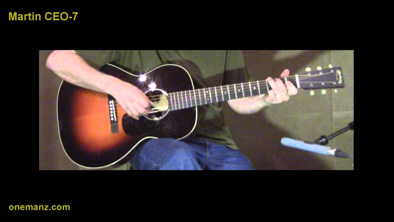 Martin CEO 7 video review - One Man's Guitar HD 1080p