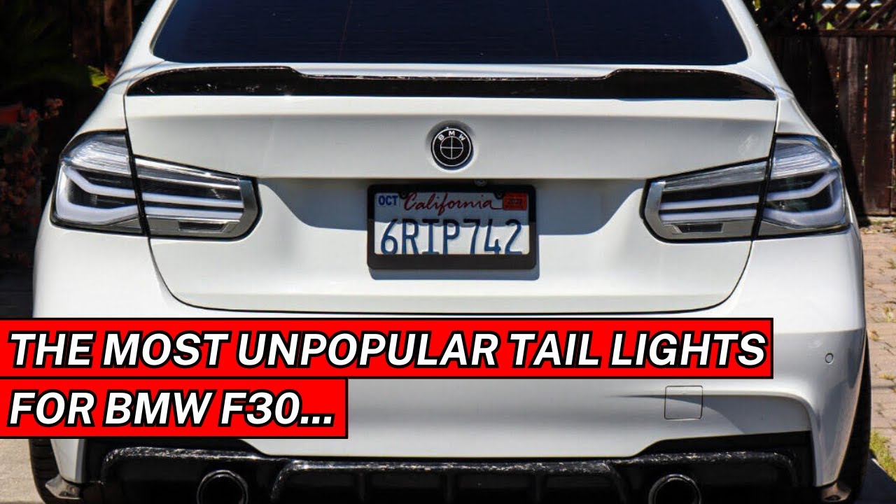 Задние фонари LCI с прозрачными линзами для BMW F30! | Установка и обзор