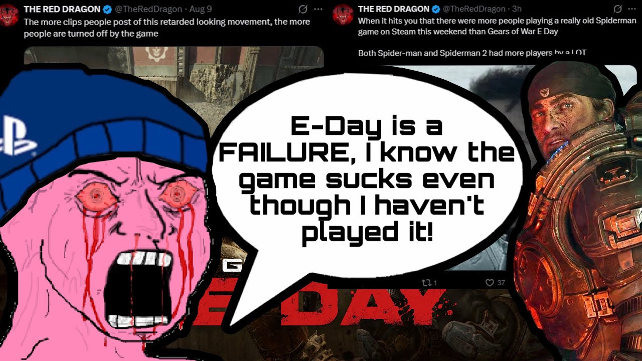 Фанат PlayStation устроил истерику из-за Gears of War E-Day
