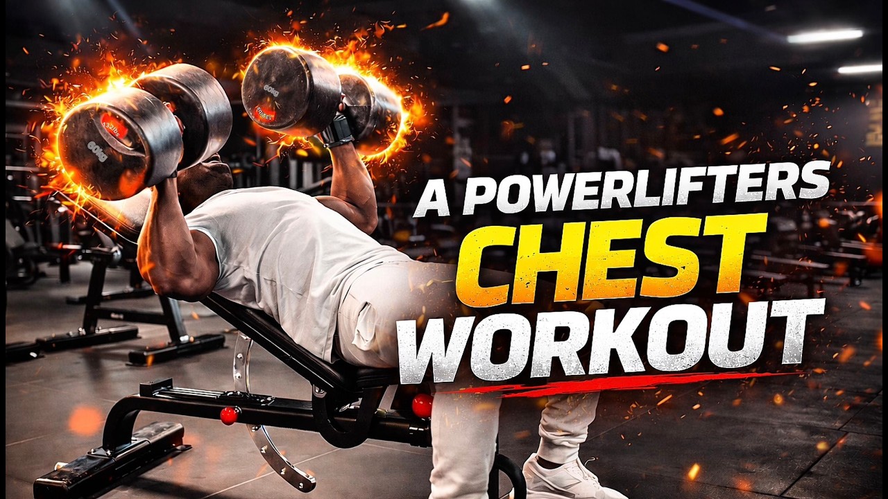 Lets… do a powerlifters chest workout
