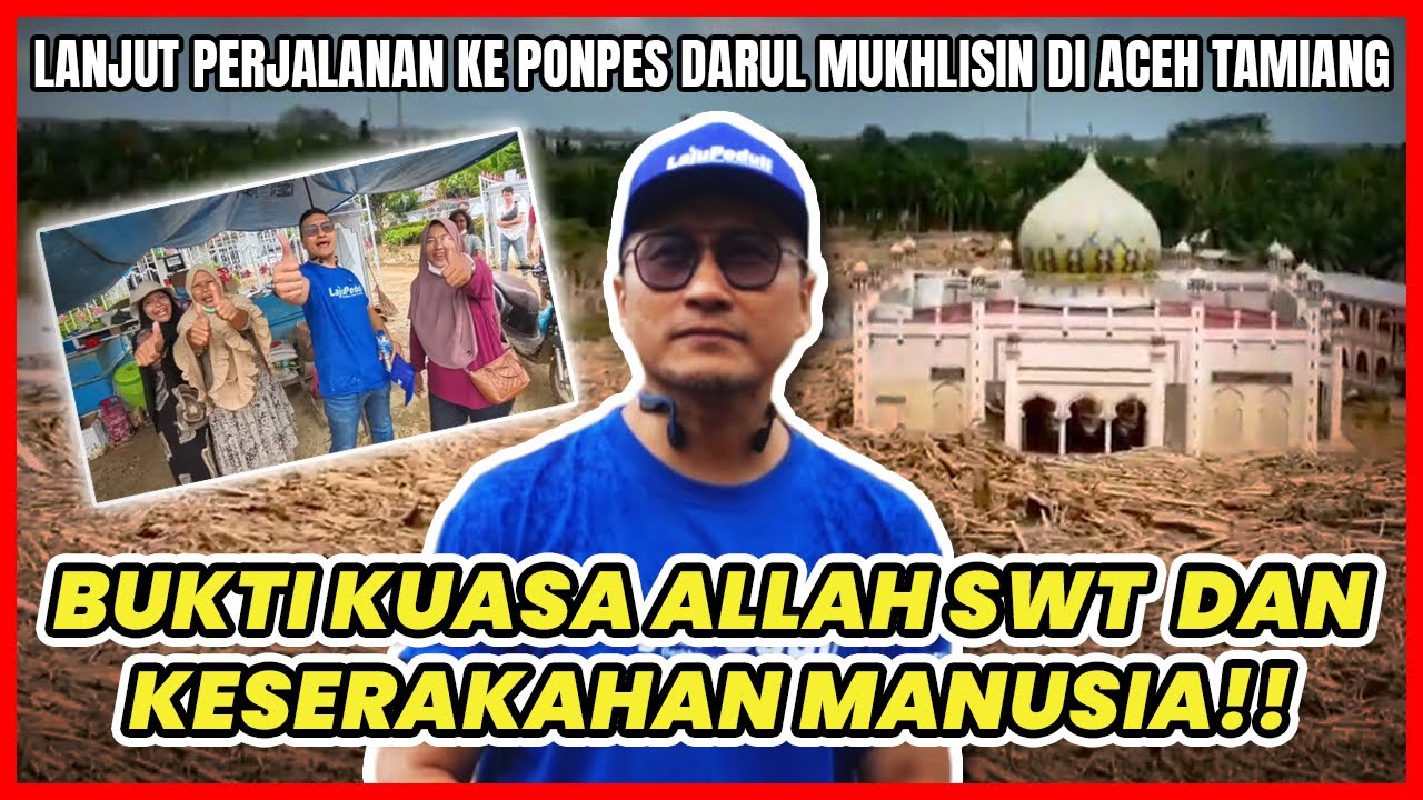 MASYAALLAH!! BENCANA ACEH AJAIB. MASJID INI MENAHAN RIBUAN KAYU. RIBUAN SELAMAT (Biiznillah)