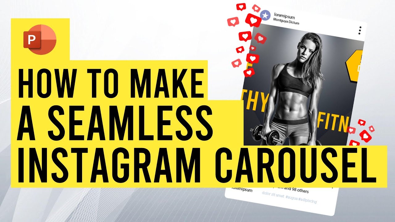 Create a seamless Instagram carousel in PowerPoint {Tutorial}