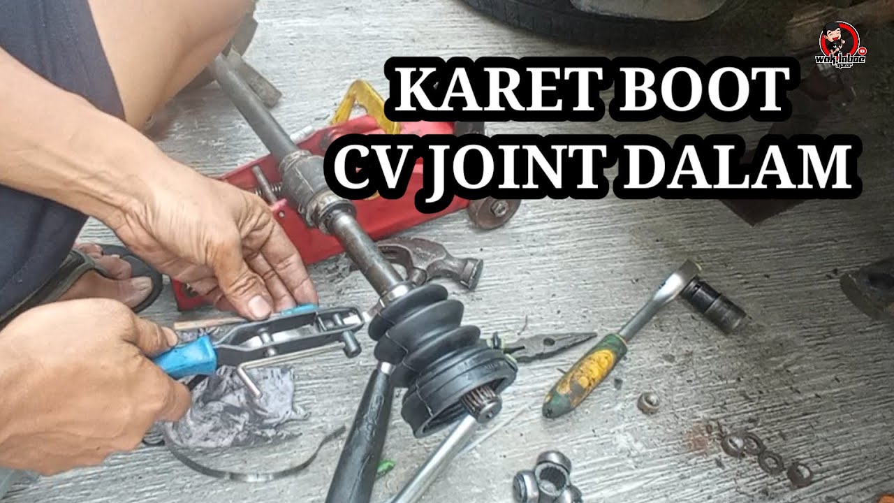 Cara mengganti karet boot CV joint bagian dalam || KIA visto hyundai atoz