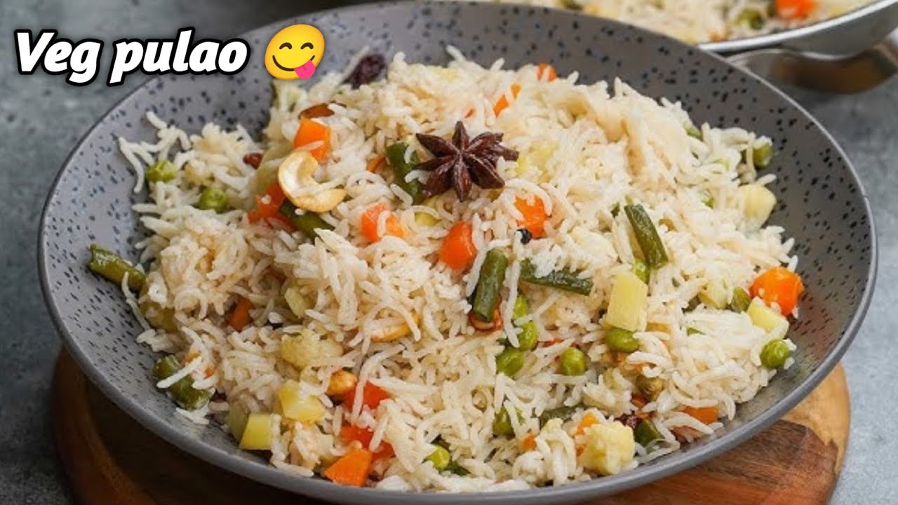 1 Cup Chawal Se Bana Itna Tasty Veg Pulao 😍Hotel Style Pulao Recipe  Easy Quick Pulao FoodieZaika