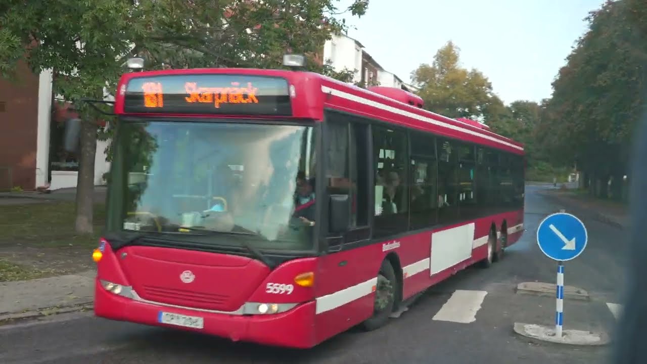 Sweden, Stockholm, bus 181 ride from Norra Sköndal to Farsta Centrum