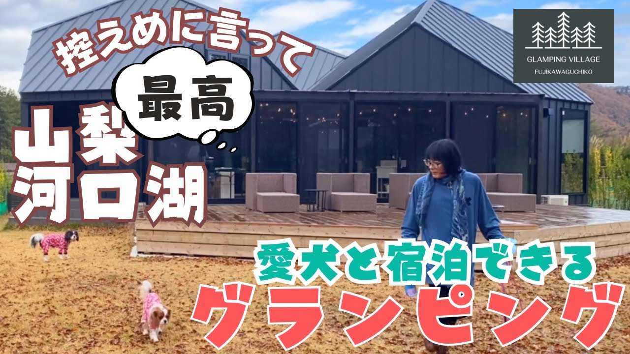 【山梨旅行】愛犬と共に過ごす極上の富士河口湖グランピング体験‼️