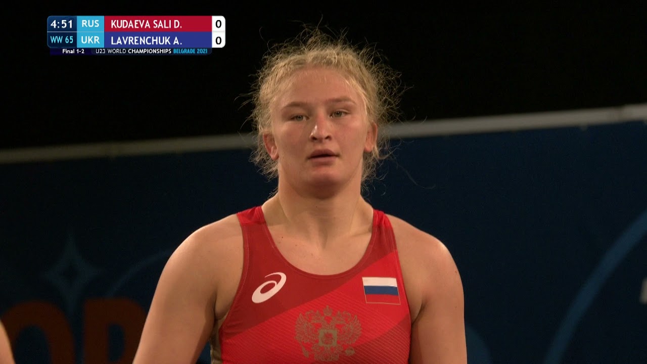 GOLD WW - 65 kg: D. KUDAEVA SALI (RUS) v. A. LAVRENCHUK (UKR)