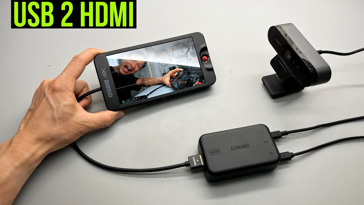 USB Webcam to HDMI Adapter from OBSBOT (UVC to HDMI 4K)