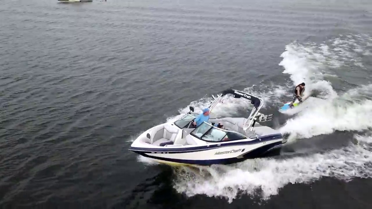 Wakesurfing Pine Lake on a Mastercraft X10 with Gen 2 Surf System