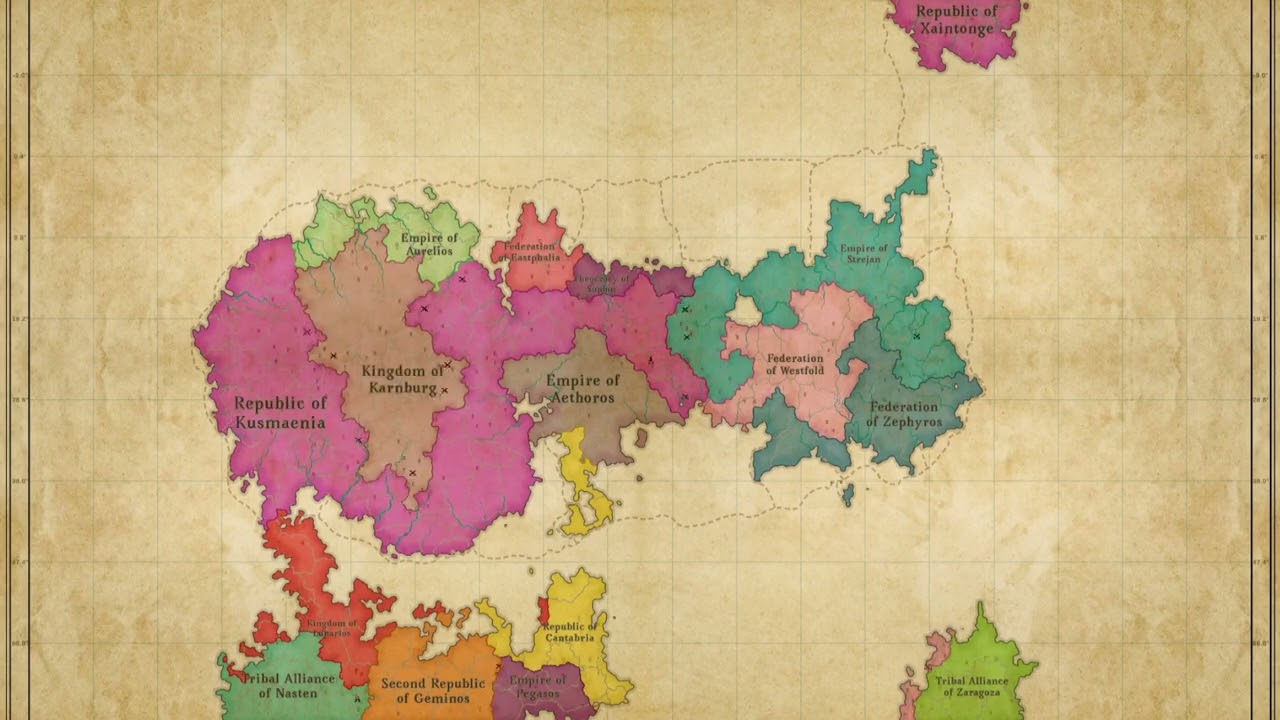 Fantasy Map Simulator | Little Bebeshwi | Timelapse