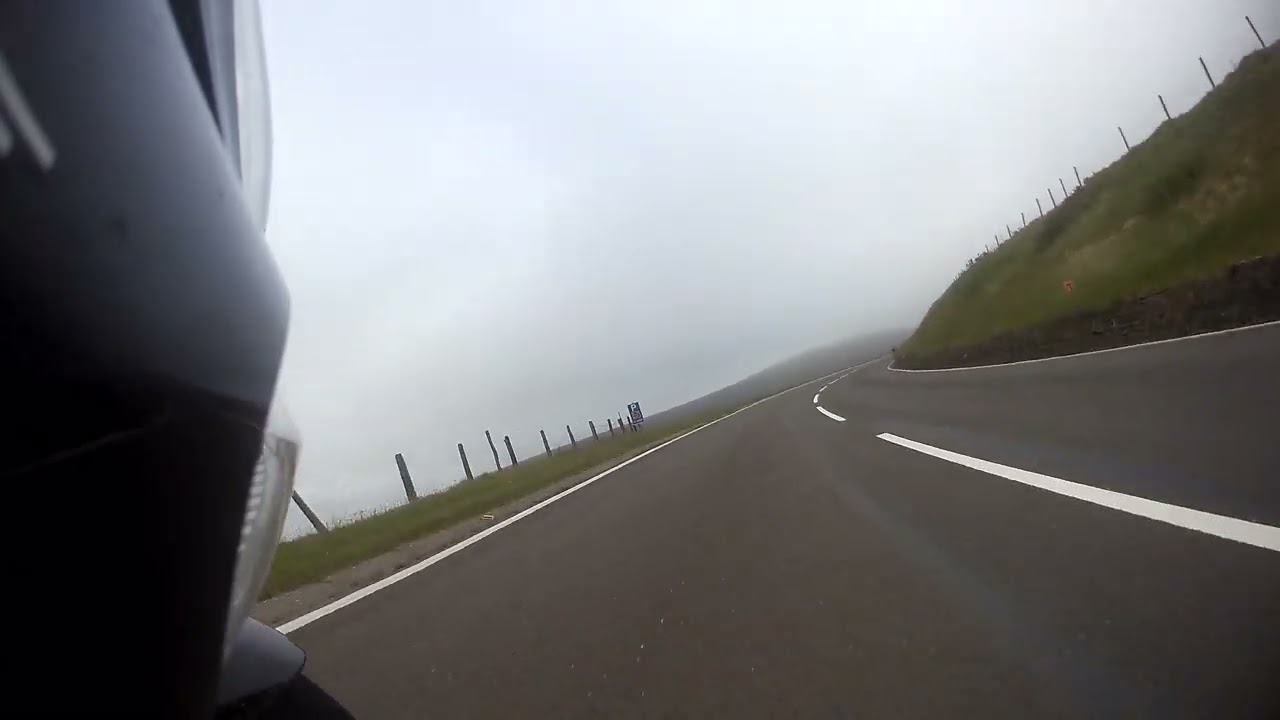 Isle of Man Mountain road 2023.