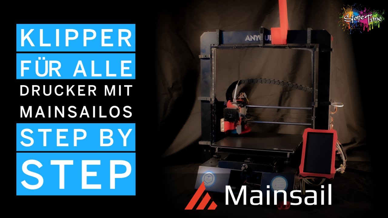 Klipper f&uuml;r alle Drucker! MainsailOS Image, Step by Step, am I3 Mega
