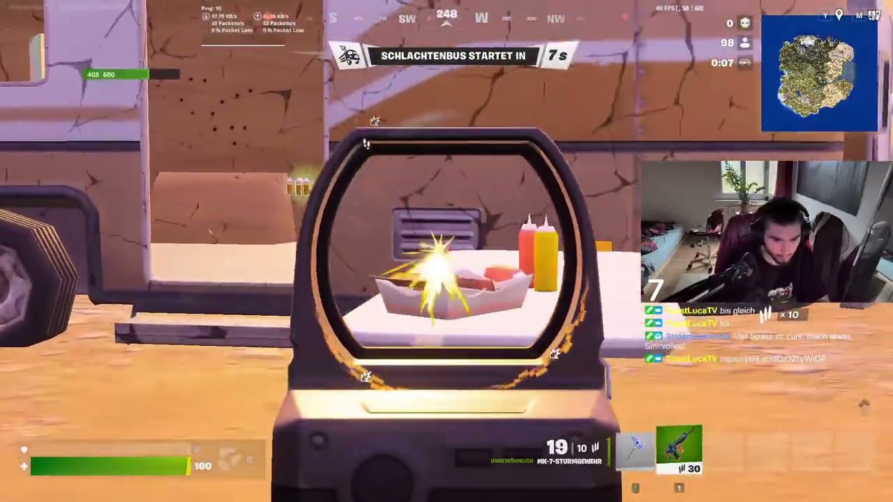 Ich habe spontan Fortnite mit einem Mod gespielt