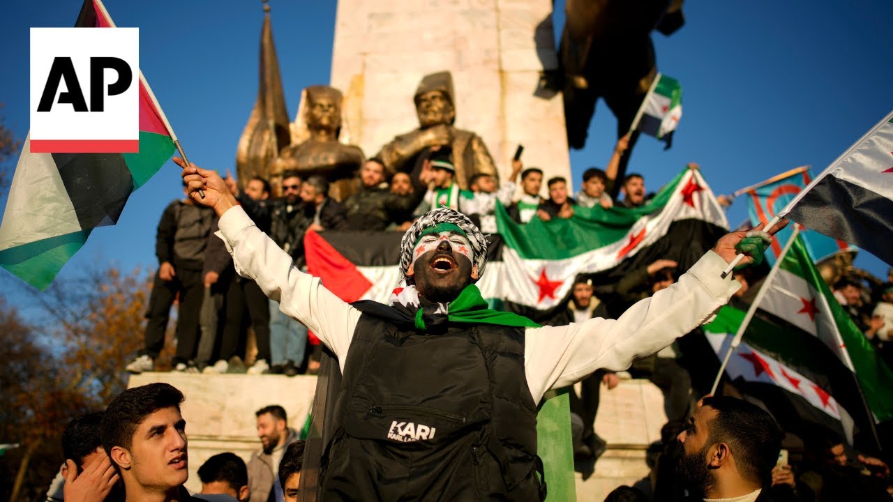 Syrians around the world celebrate the fall of Bashar Assad