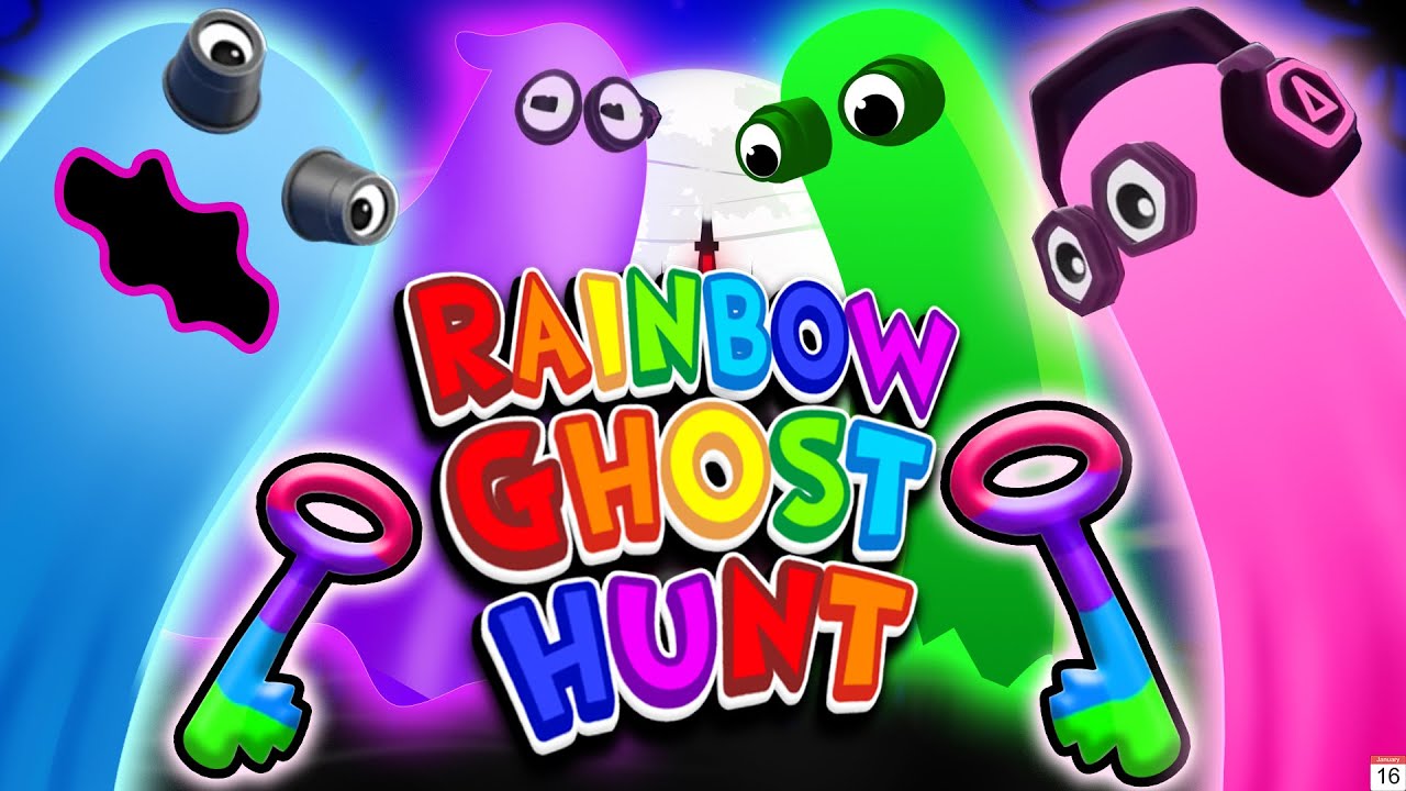 Rainbow Ghost Hunt Freeze Dance | Halloween Brain Break Party | Spooky Hunt | Minions Run