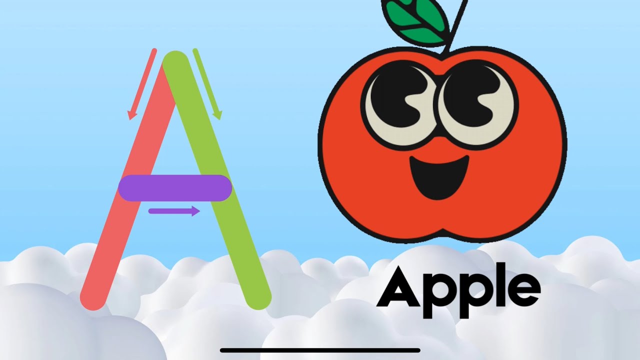 A for Apple 🍎 | ABC Learning Video for Kids | Alphabet learning and writing 