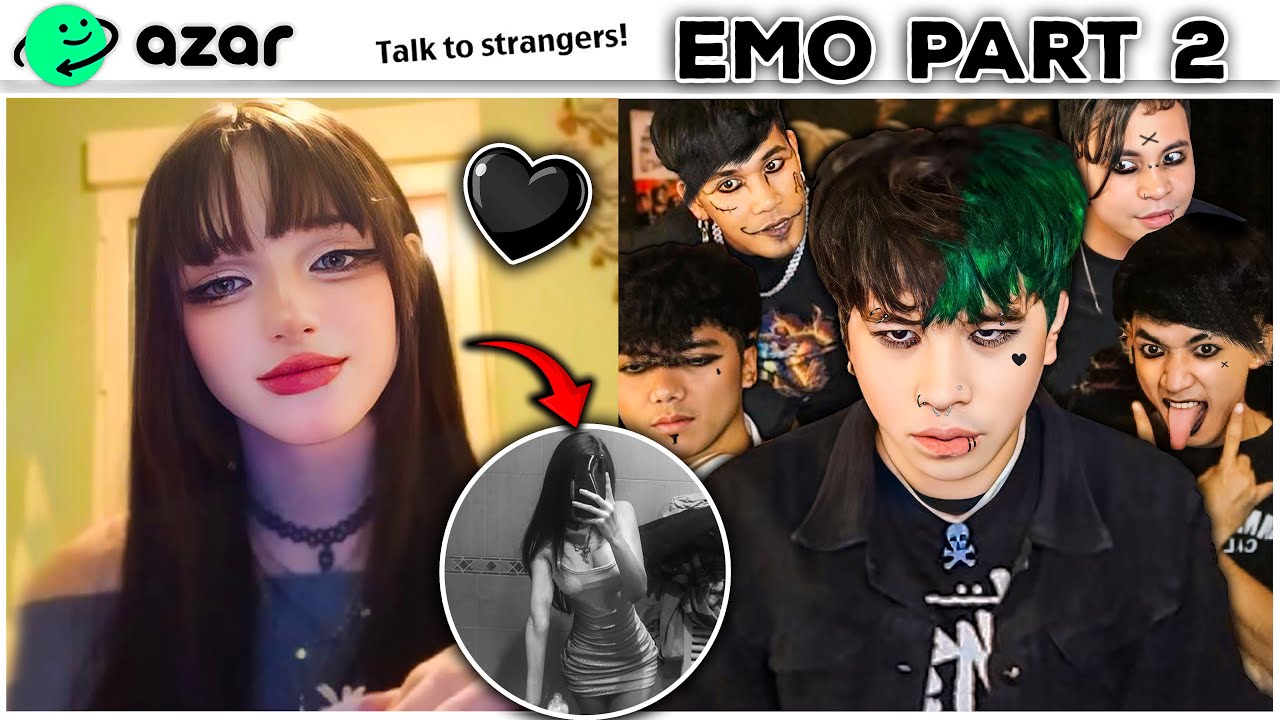 PRETENDING TO BE EMOS!!! | You Won't Believe What Happened!!! | Azar