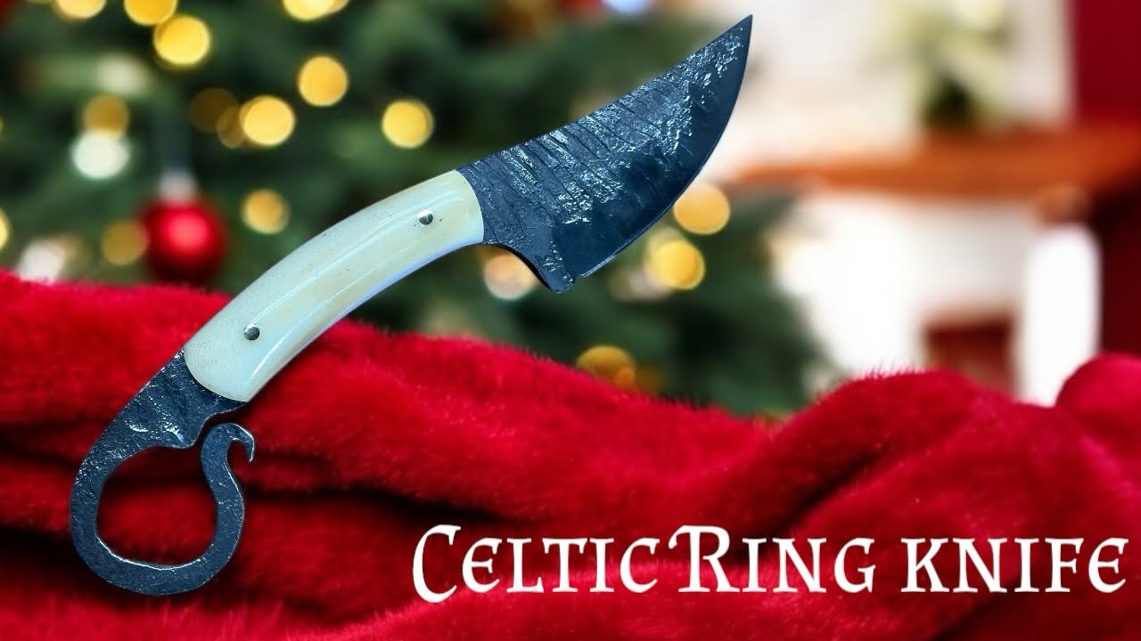 Forging a Celtic ring knife