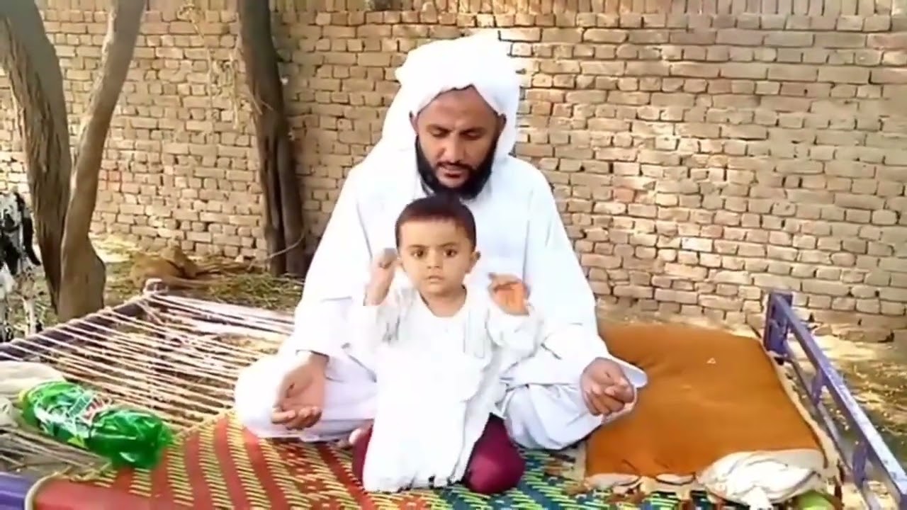 ماشاءاللہ میرا بھتیجا محمد اسد لطیف ذکر الہی کرتے ہوئے 