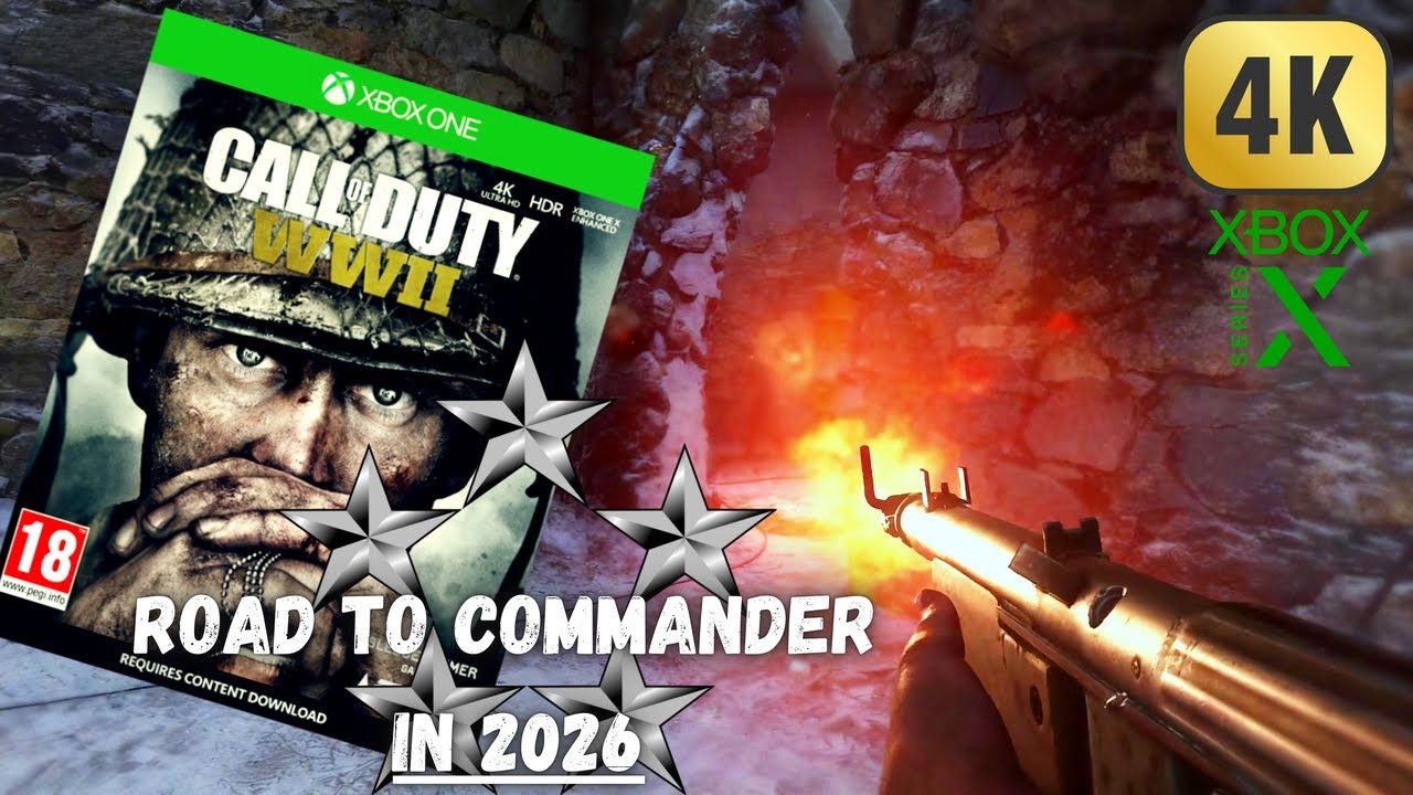 ROAD TO COMMANDER BEGINS🔥Call of Duty WW2 Xbox Series X 4K 60 FPS Multiplayer (No Commentary) PART 1