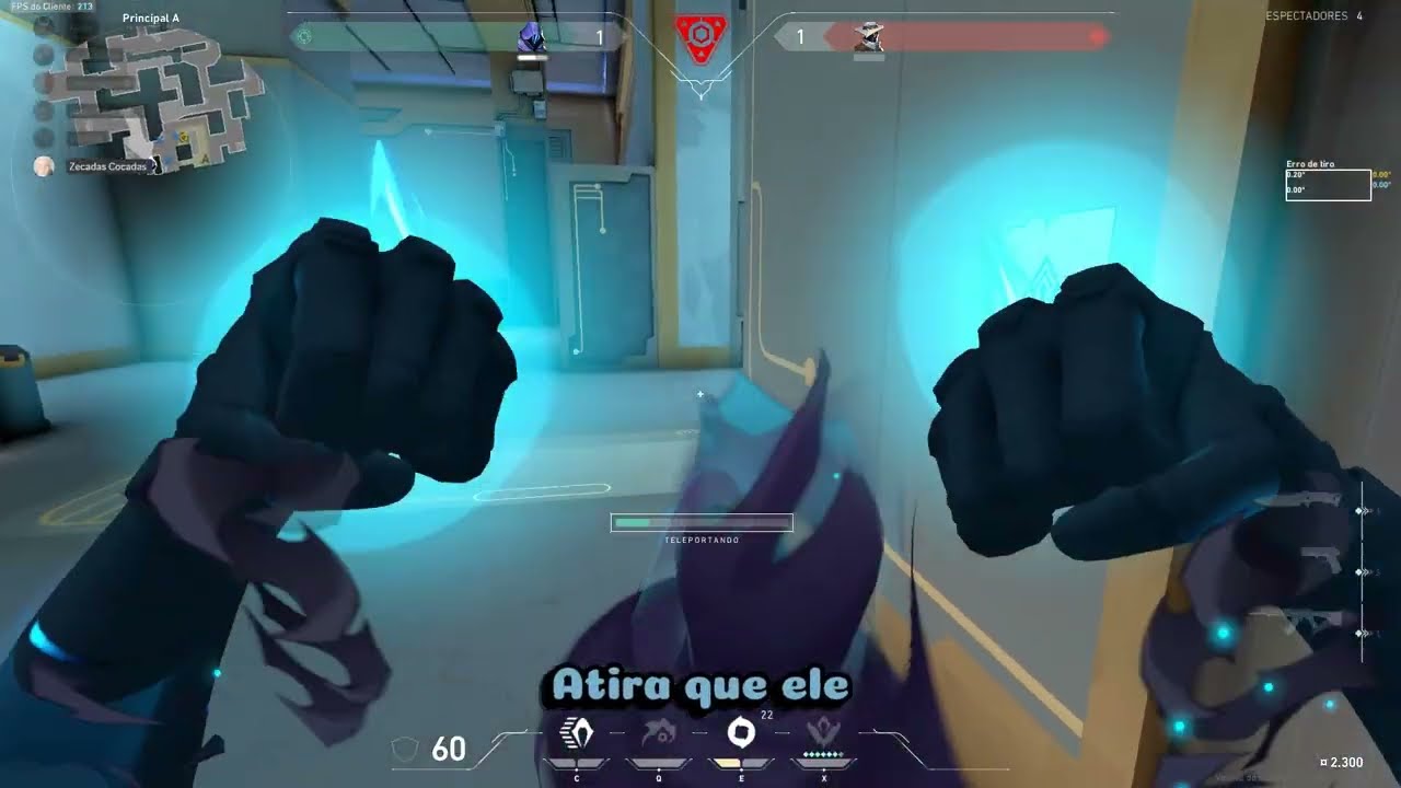 Incrivel 1v5 VALORANT