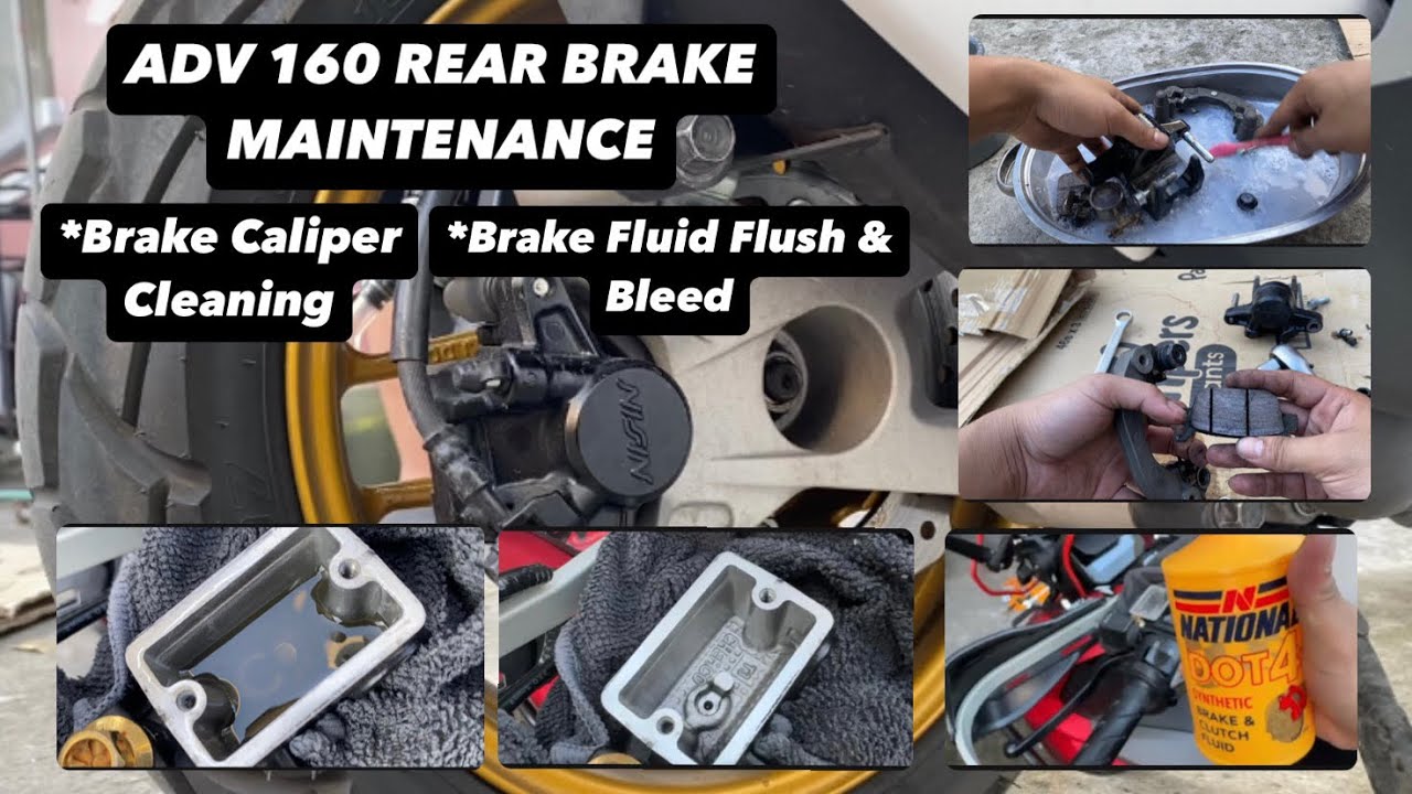 ADV 160 REAR BRAKE MAINTENANCE