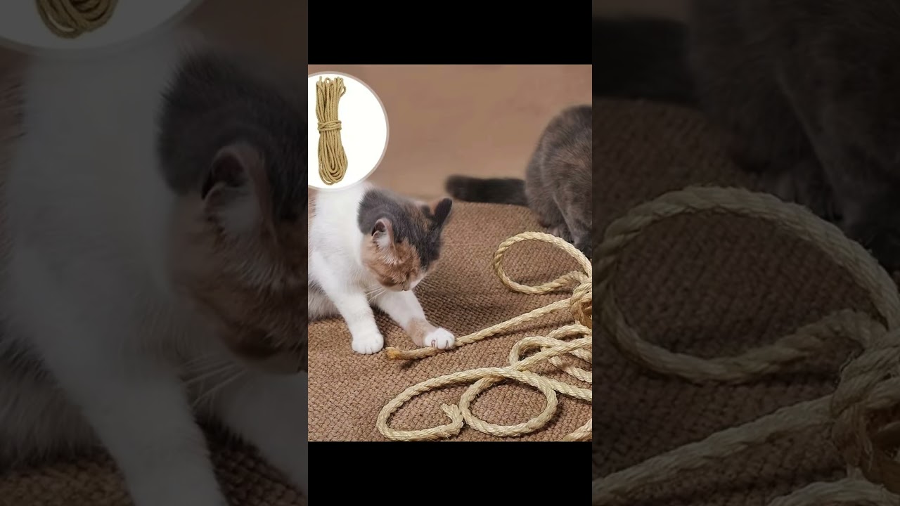 Natural Sisal Rope for Cats &ndash; DIY Scratcher Tree & Furniture Protector