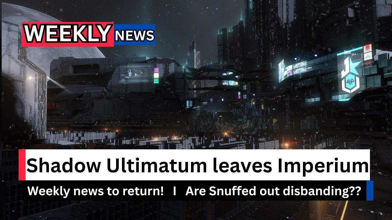 Eve Online weekly news returns! Alliances leaving/left coalitions and Alliances disbanding??