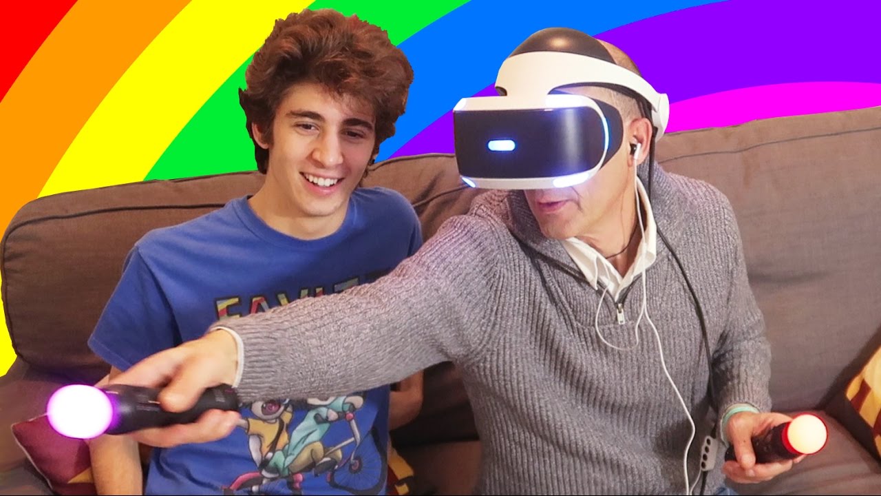 MIO PADRE PROVA JOB SIMULATOR! (Playstation VR)