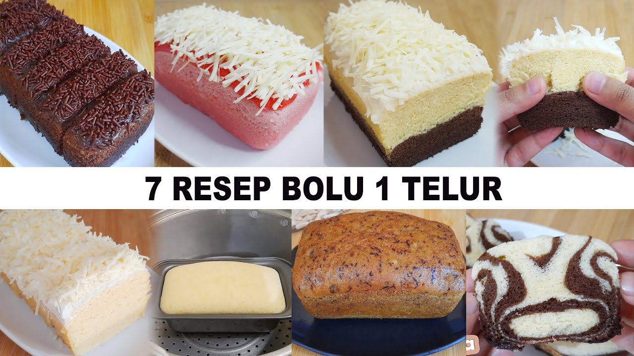 7 RESEP BOLU KUKUS HANYA 1 TELUR LEMBUT DAN EKONOMIS
