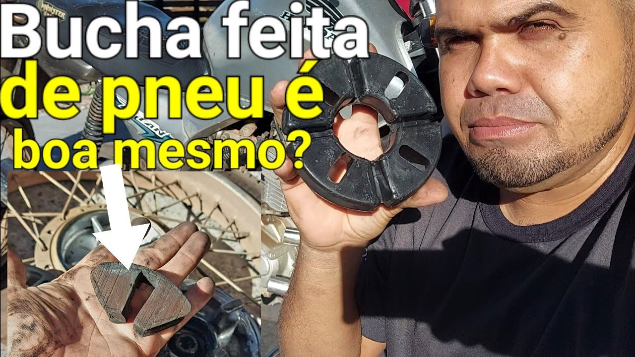 Coxim da coroa feita de pneu para titan150 é boa mesmo?