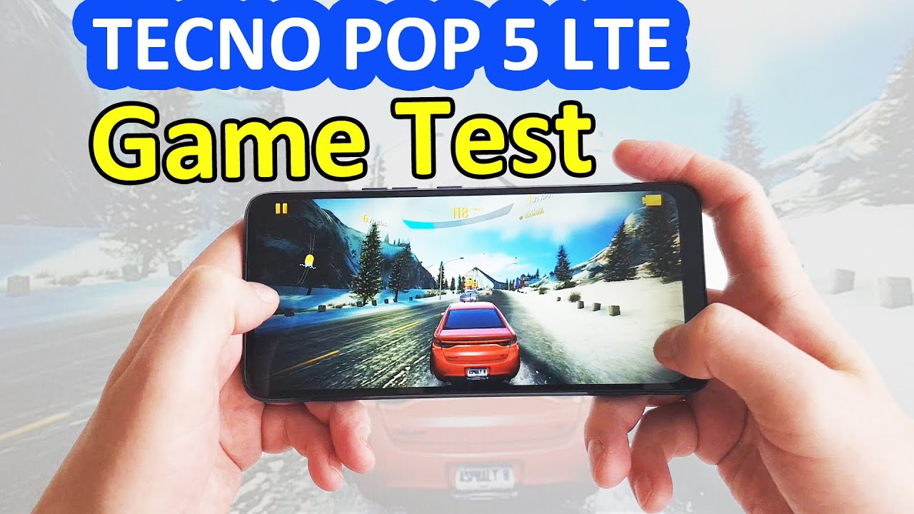TECNO POP 5 LTE - GAMING TEST / Тест популярных игр