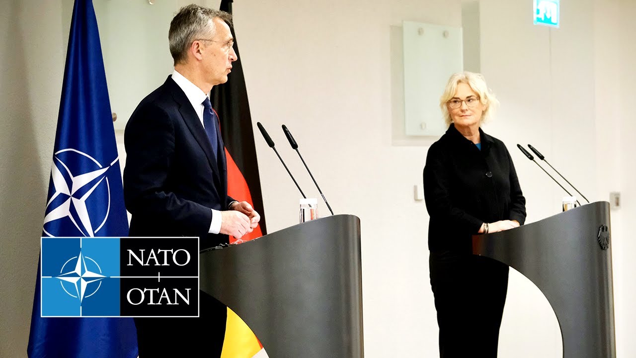 NATO Secretary General with the Minister of Defence of Germany 🇩🇪 Christine Lambrecht, 17 MAR 2022