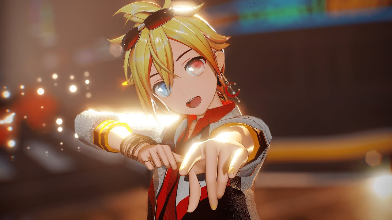[MMD] GEDO - YYB Kagamine Len_Red Alert 카가미네 렌