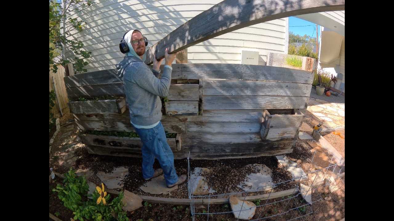 Rebuilding a Planter Wall