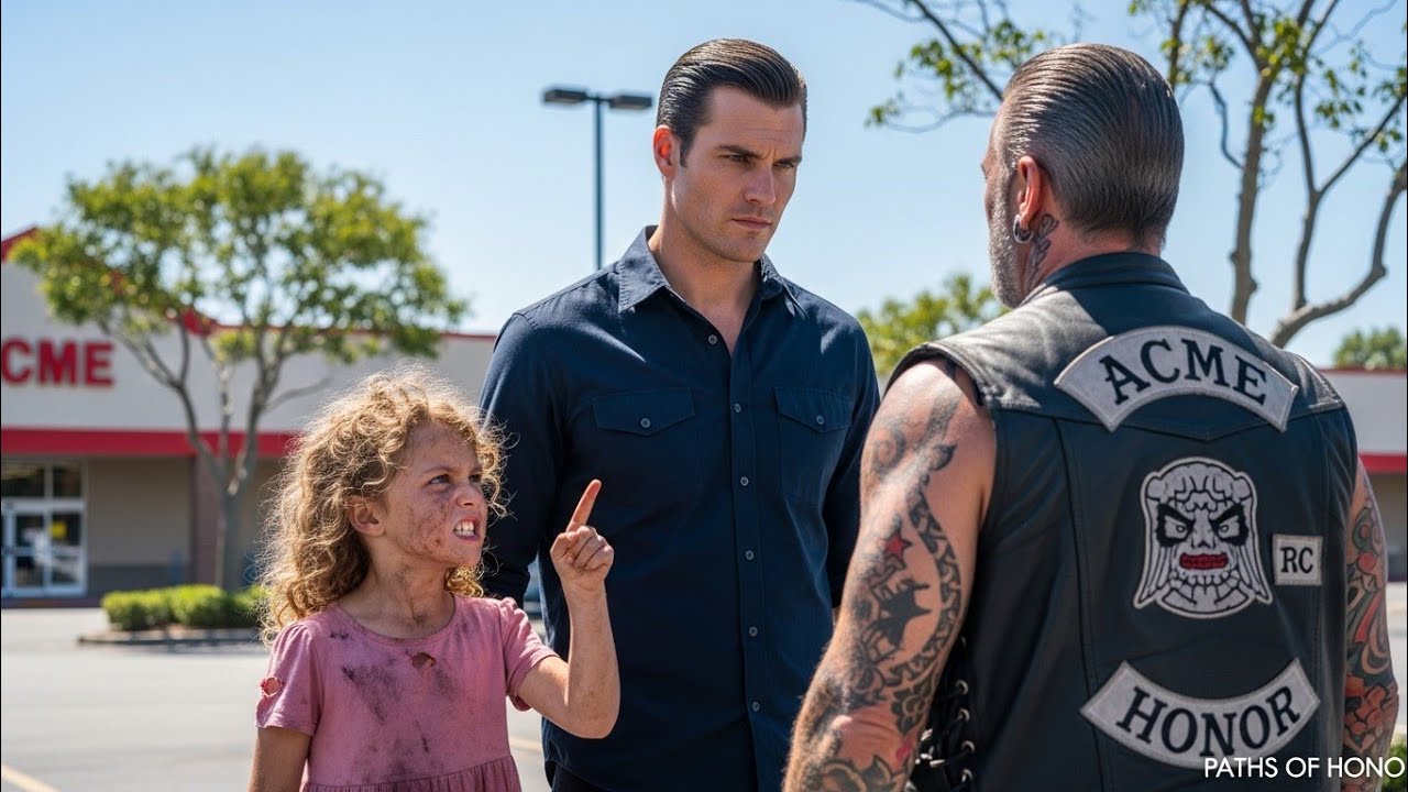“He’s Not My Dad!” the Deaf Girl Signed — The Biker Revved and Took a Stand
