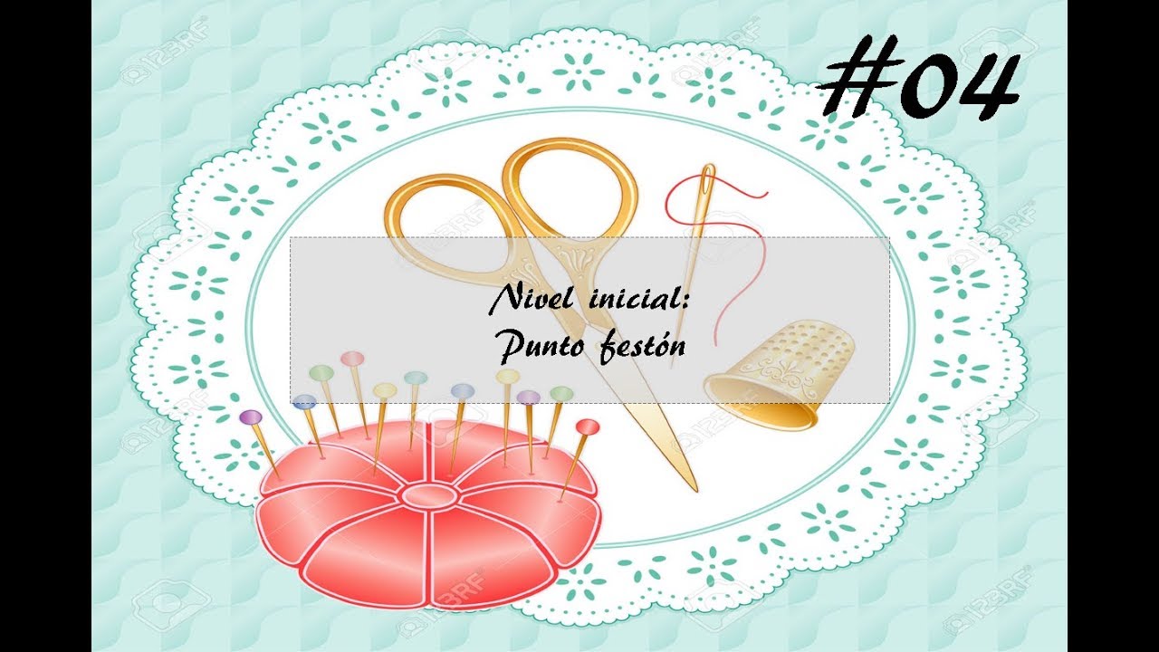Encaje de aguja. Nivel inicial (Video 4)