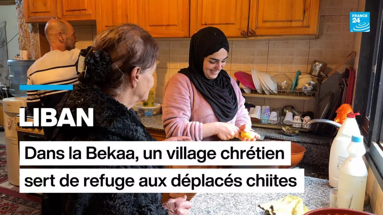 Liban : dans la Bekaa, un village chrétien refuge pour les déplacés chiites • FRANCE 24